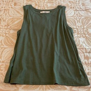 LOFT green muscle tank S
